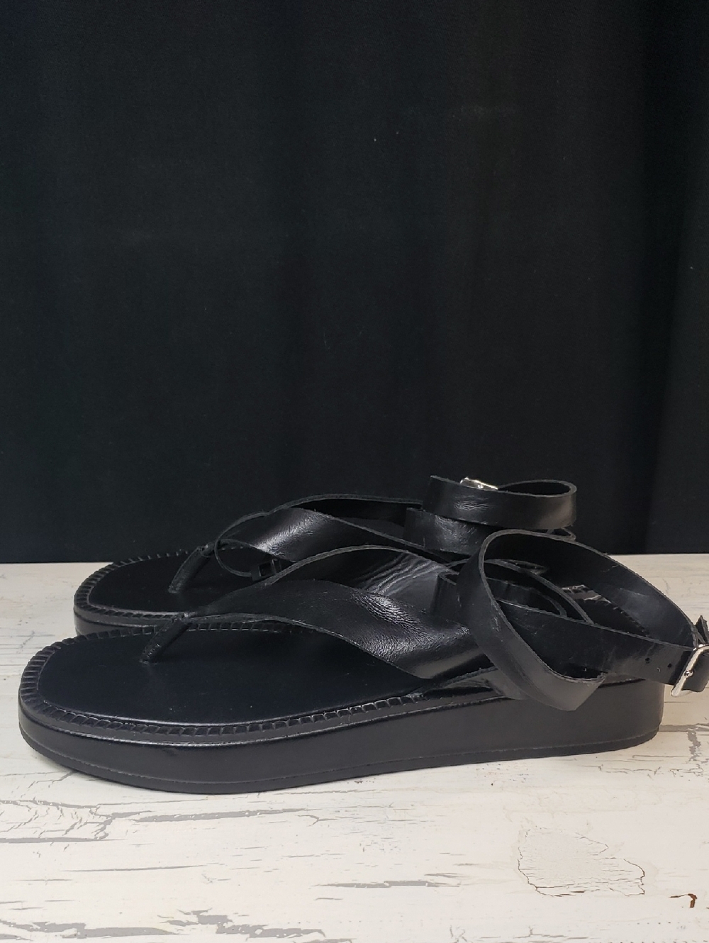 NWOT Zara Gladiator Style Strappy Platform Sandals - Women's 7.5- 8 (38 Euro) - Picture 11 of 16
